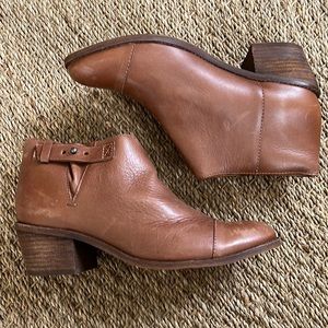 MADEWELL The Dakota cut off leather bootie size 8.5
